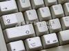 White Mac Function Keys Keyboard Stickers Black (OEM)